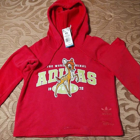 adidas Tops Adidas Womens Disney Bambi Hoodie Poshmark